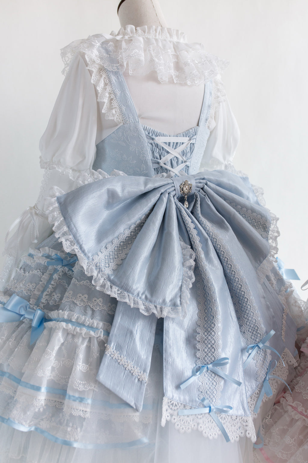 [Pre-orders available until 2/5] Wishing Star Doll-style Jumper Skirt - Pastel Blue