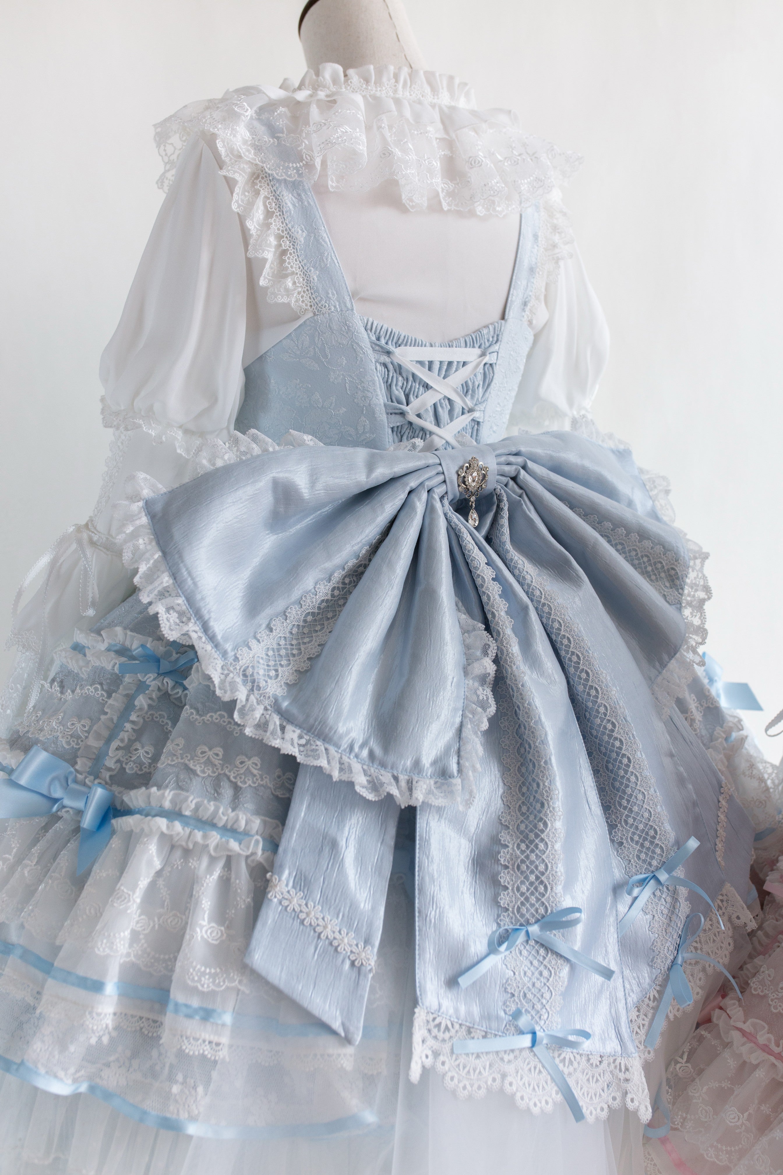 [Pre-orders available until 2/5] Wishing Star Doll-style Jumper Skirt - Pastel Blue