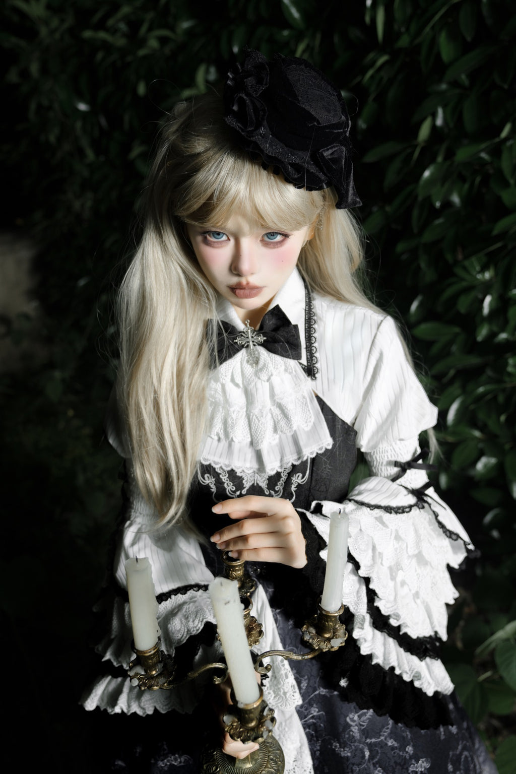 Black Witch Elegant Gothic Lolita Jumper Skirt