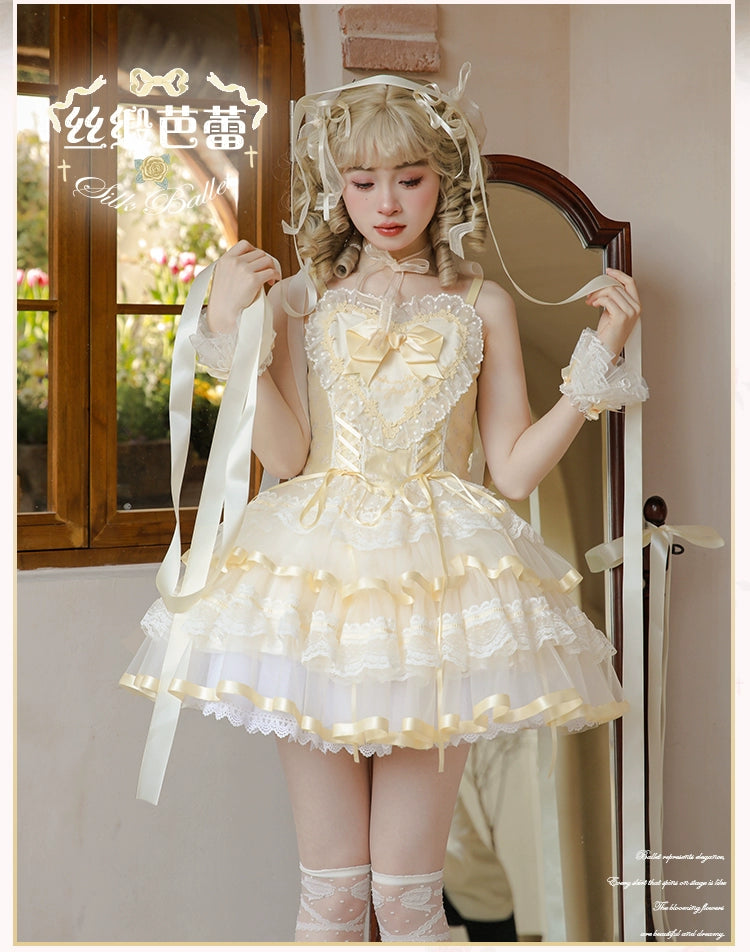 [Pre-orders available until 1/28] Silk Ballet Jumper Skirt - Short Length