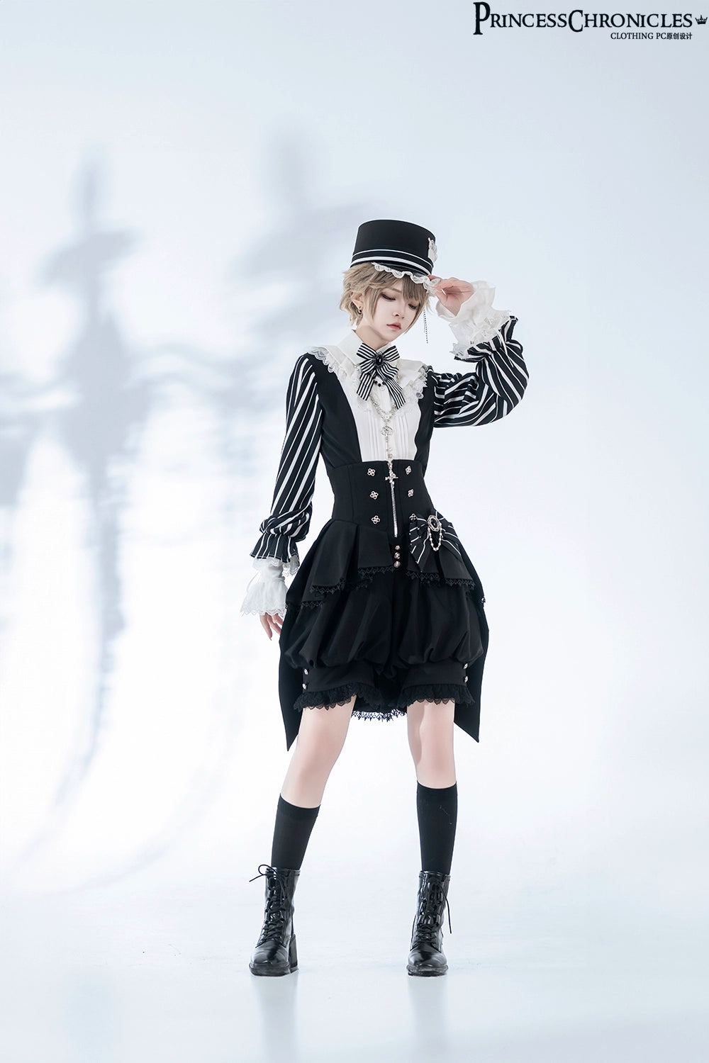 【予約販売】Marvelous Trick 皇子系ブラックショートパンツ