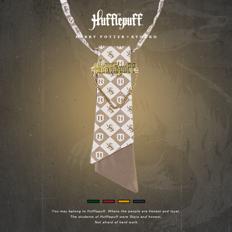 [Pre-order] Hogwarts School of Witchcraft and Wizardry Short Tie with Metal Plate [20% OFF when purchased together]