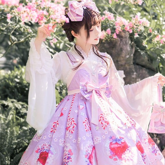 Ukizakura Japanese loli lace 3way blouse