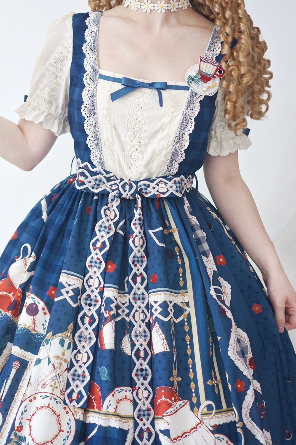 [Pre-order] Picnic Tea Party Square Neck Dress
