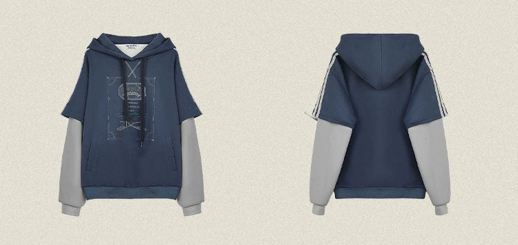 [Pre-order] Hogwarts School of Witchcraft and Wizardry Layered Hoodie Pullover