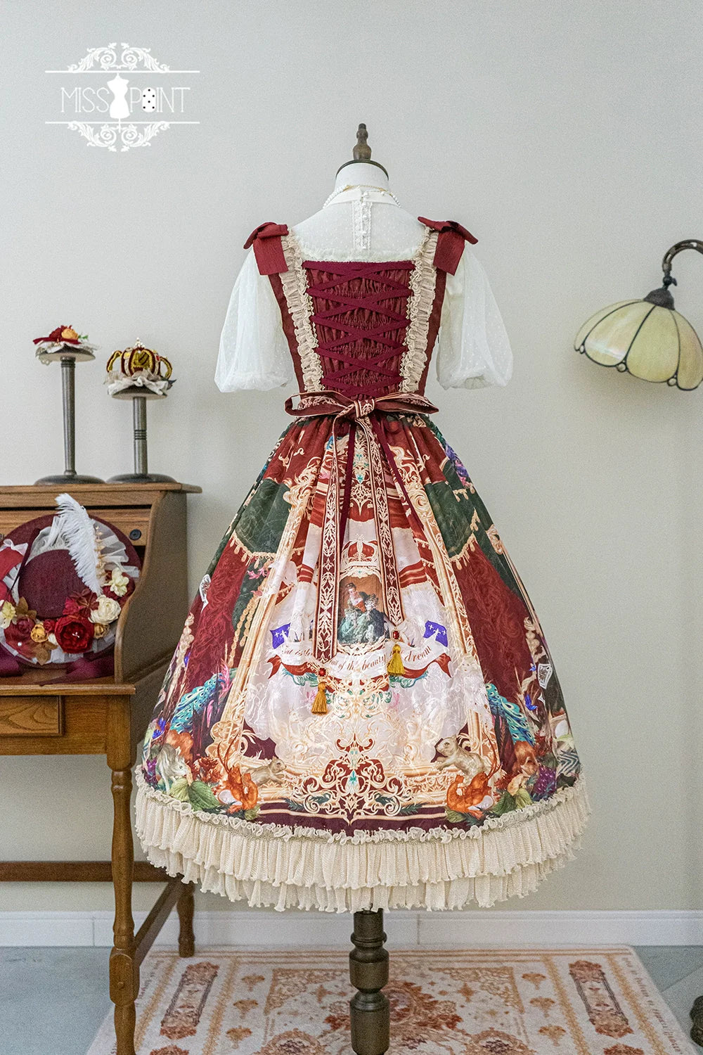 [Pre-order] Wanhua Mirror Western Aristocrat Style Jumper Skirt