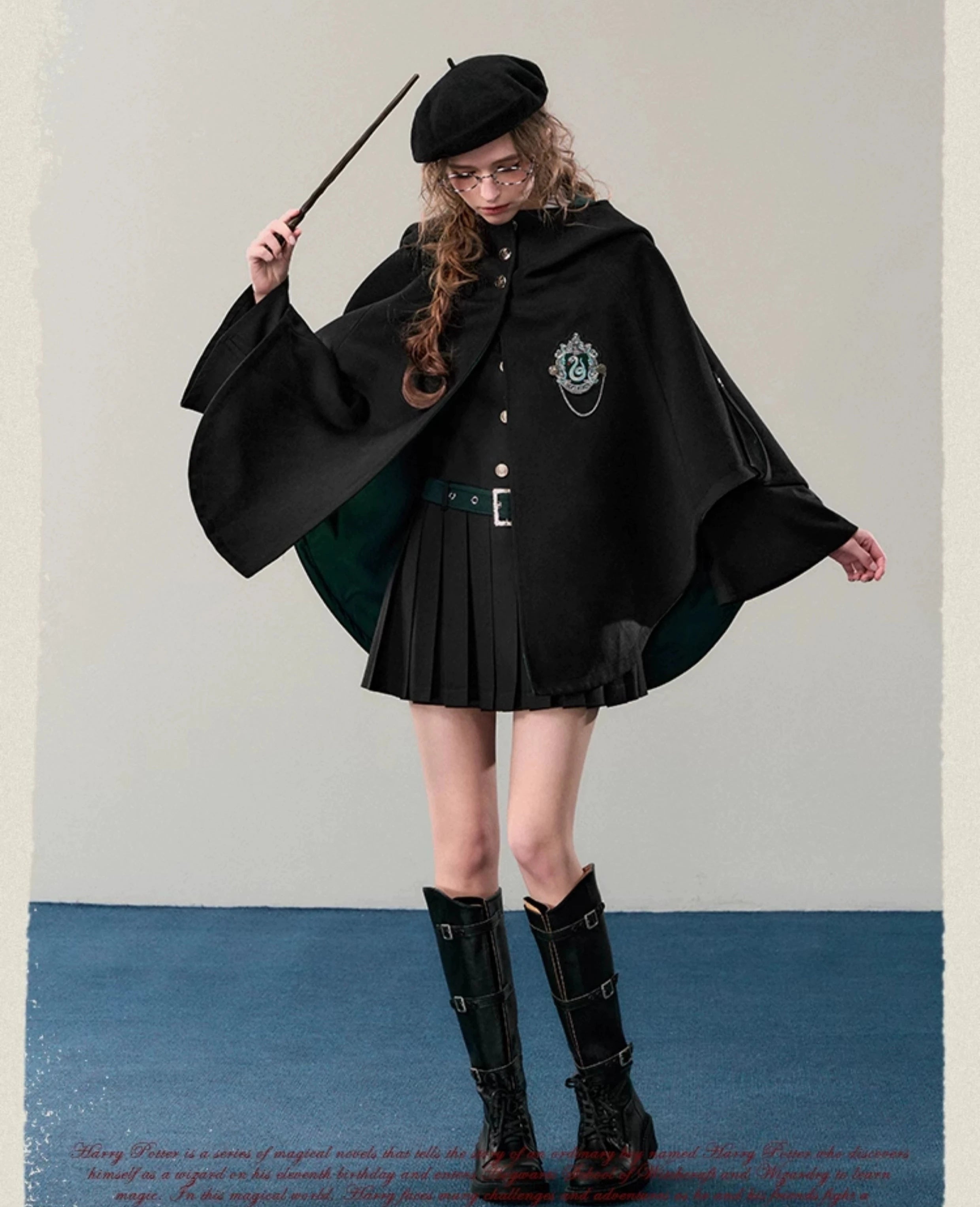 【予約販売】ホグワーツ魔法魔術学校 ミドル丈フーディマント