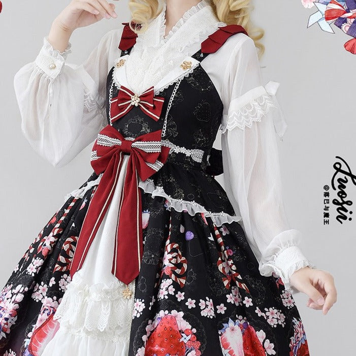 Ukizakura Japanese loli lace 3way blouse