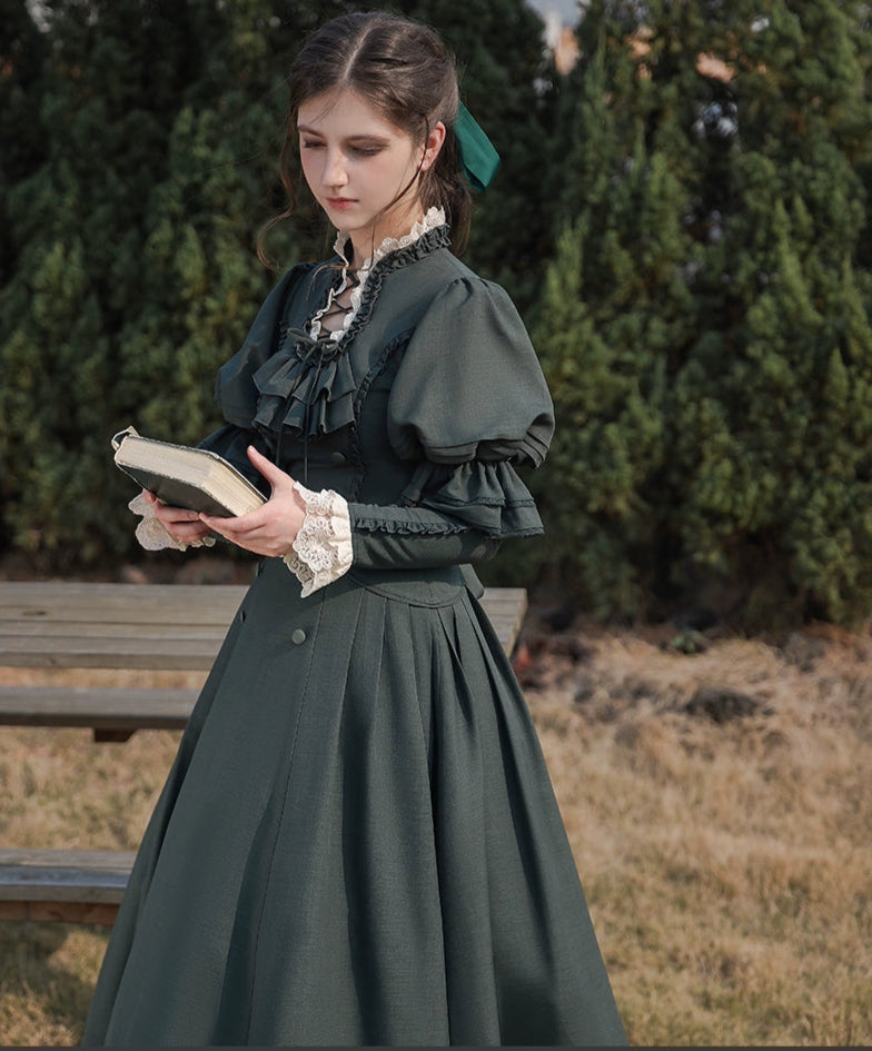 【受注予約7/31まで】Flores Ladyクラシカル花びらワンピース