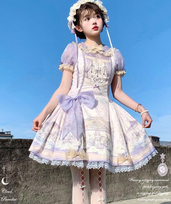 [Pre-orders available until 5/8] Cloud Paradise short-sleeved dress