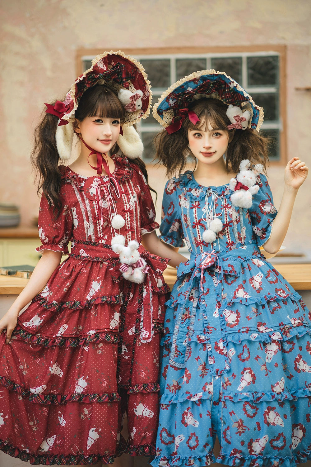 【予約販売】Sweet Berry Rabbit 半袖ワンピース