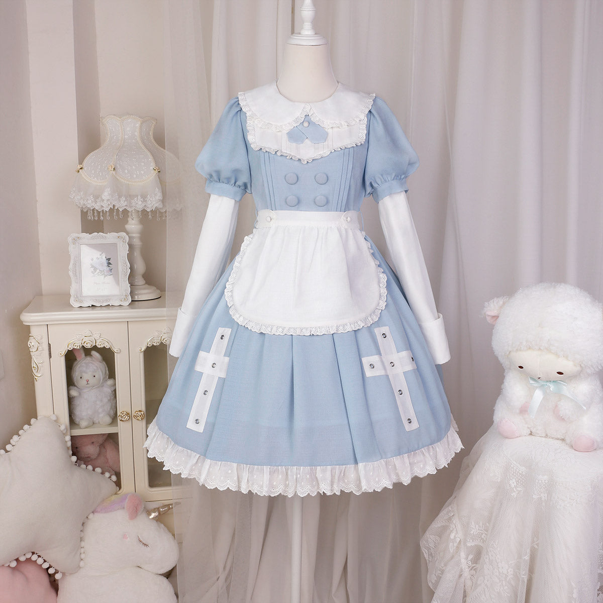 Double Cross Alice's Tea Time 2way Dress