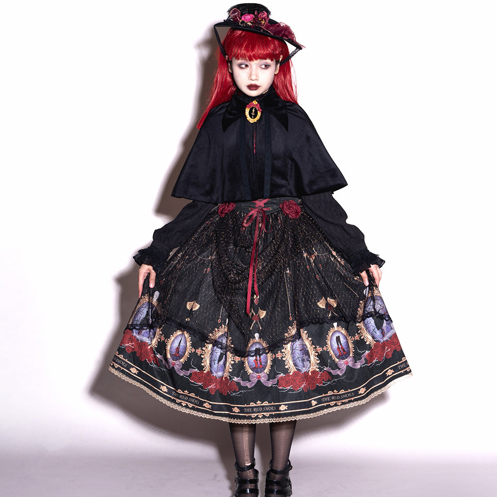 The Red Shoes Gothic Lolita Cloak