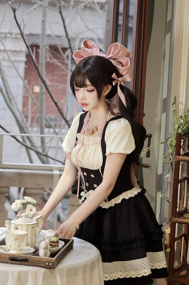 Sweetheart フェイクレイヤードワンピース