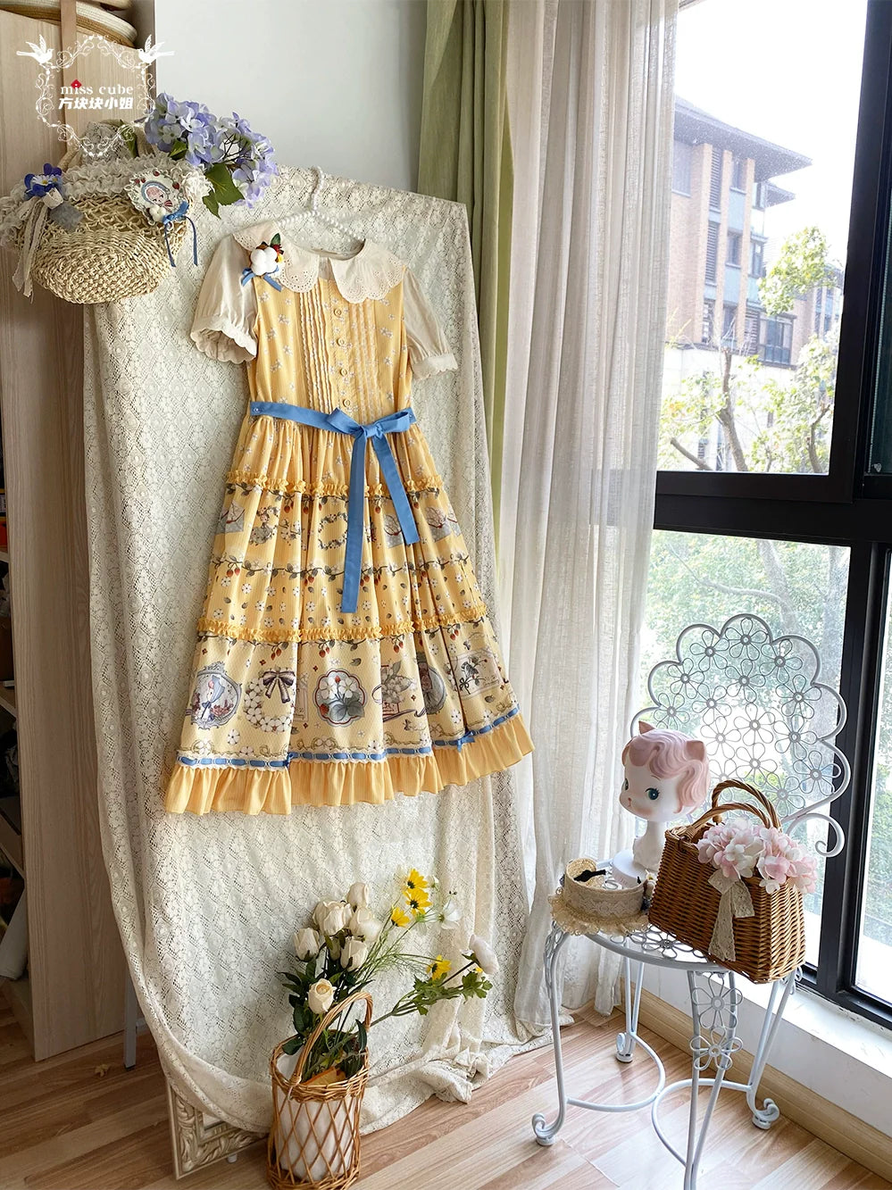 [Pre-orders available until 2/19] Sweetie Sheep Fake Layered Dress
