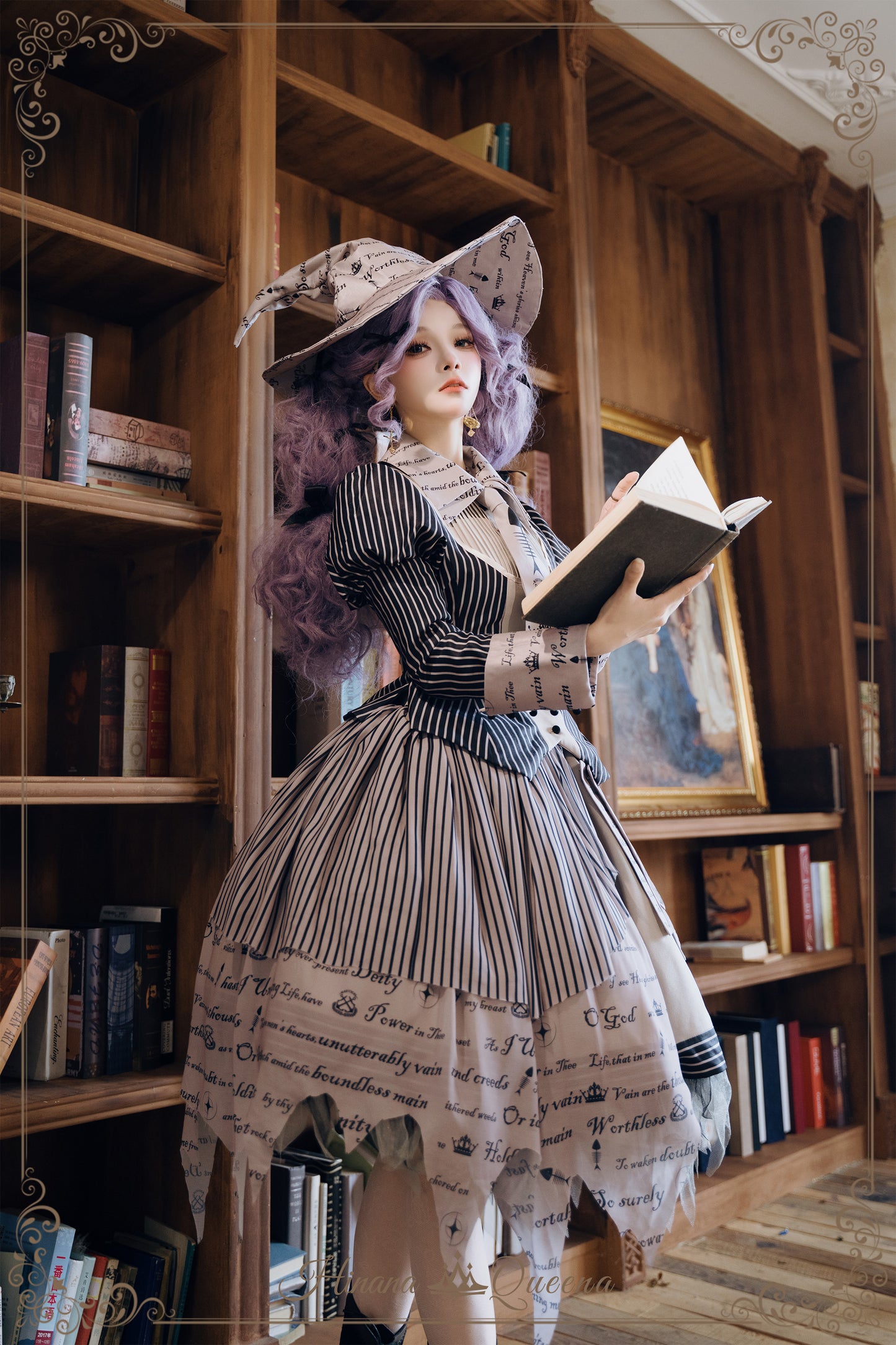 【受注予約11/12まで】暮夜 ストライプセットアップ