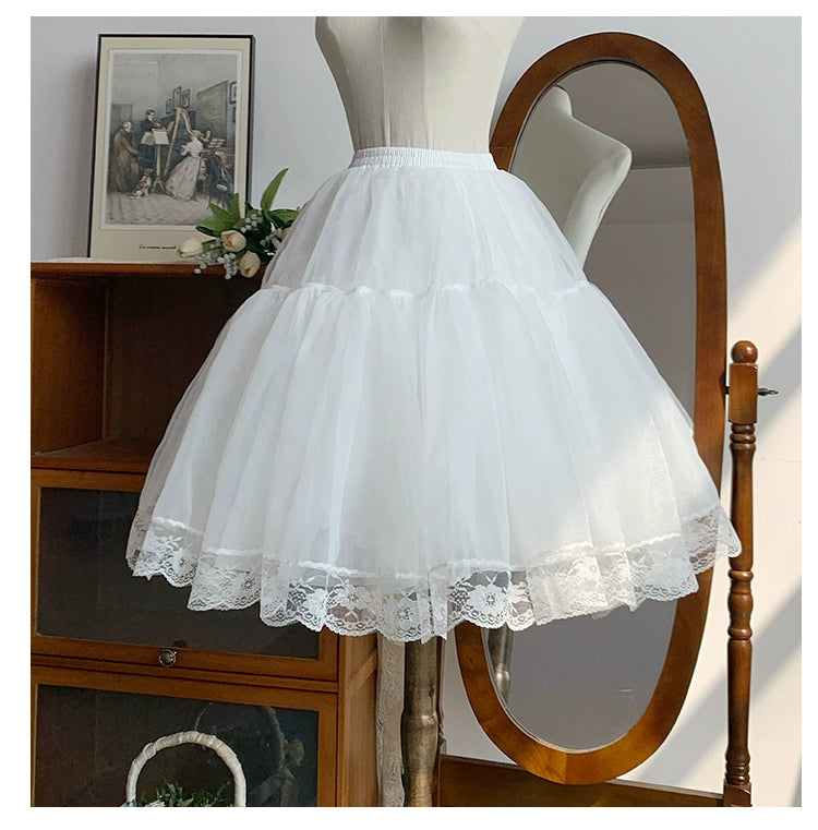 ふんわりレースパニエ60cm