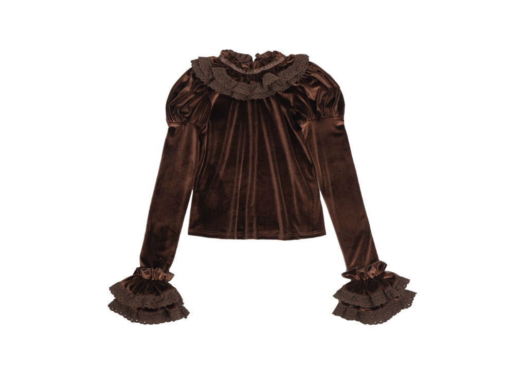 Ribbon Gift Box Long Sleeve Top