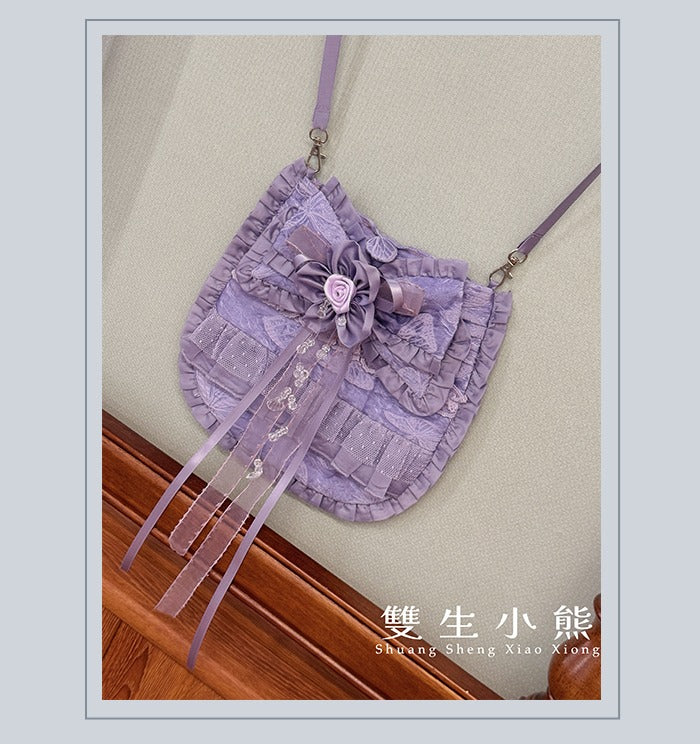 同時購入のみ【受注予約4/28まで】Camellia Dream サッシュベルト・ブローチ・コサージュ・ポシェット