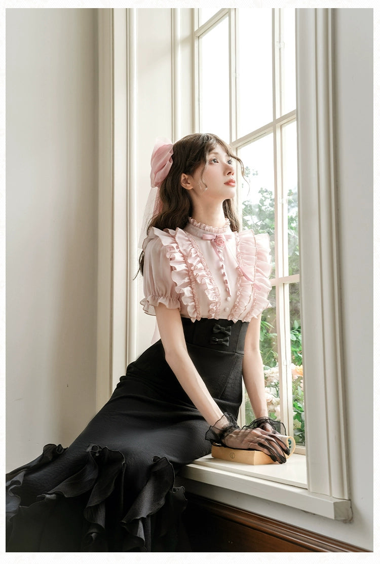 Miss Laura ドッキングワンピース・ロング丈