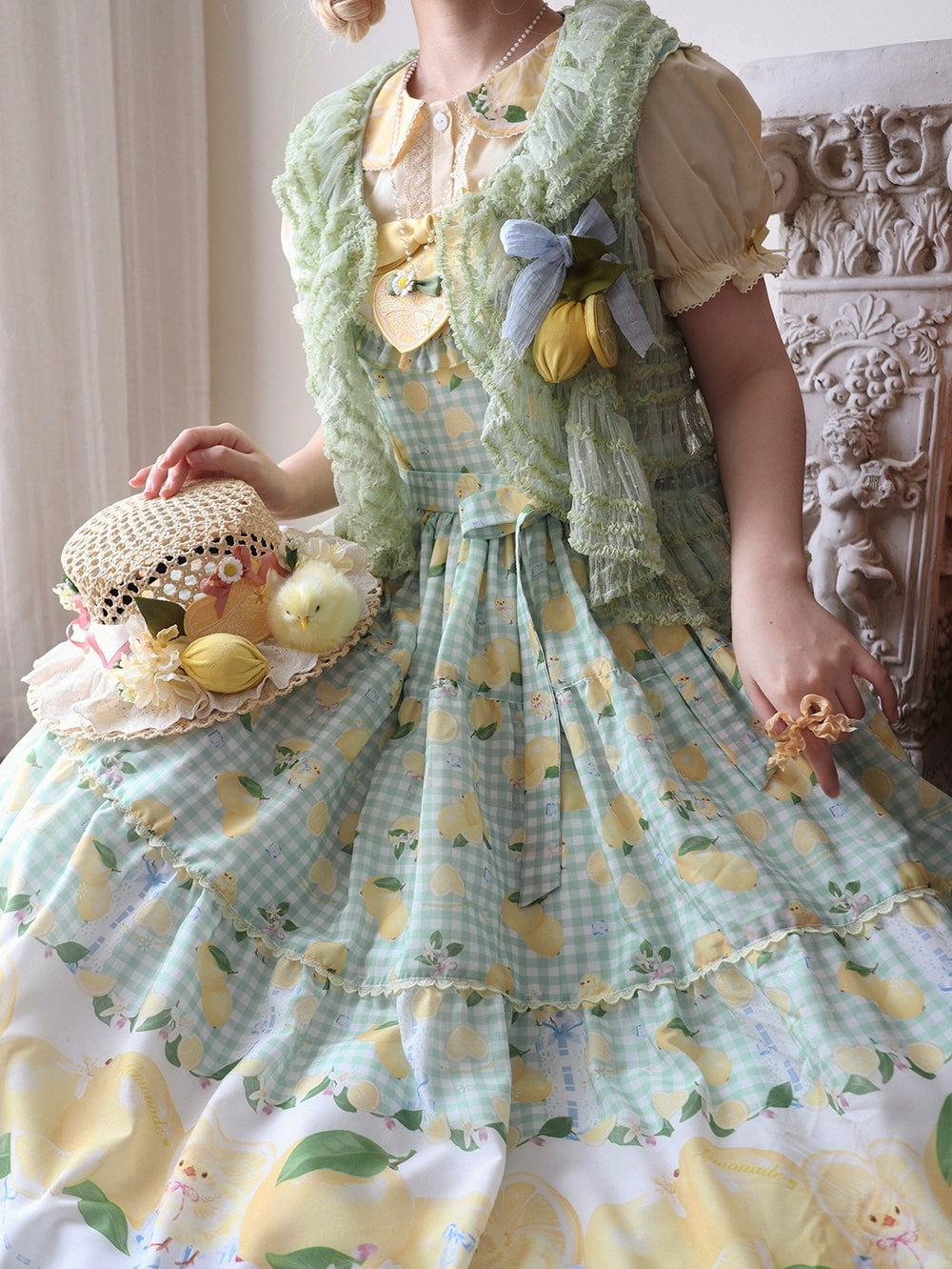 【受注予約5/14まで】Lemon Sweetie 半袖ブラウス