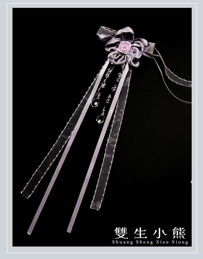 同時購入のみ【受注予約4/28まで】Camellia Dream サッシュベルト・ブローチ・コサージュ・ポシェット