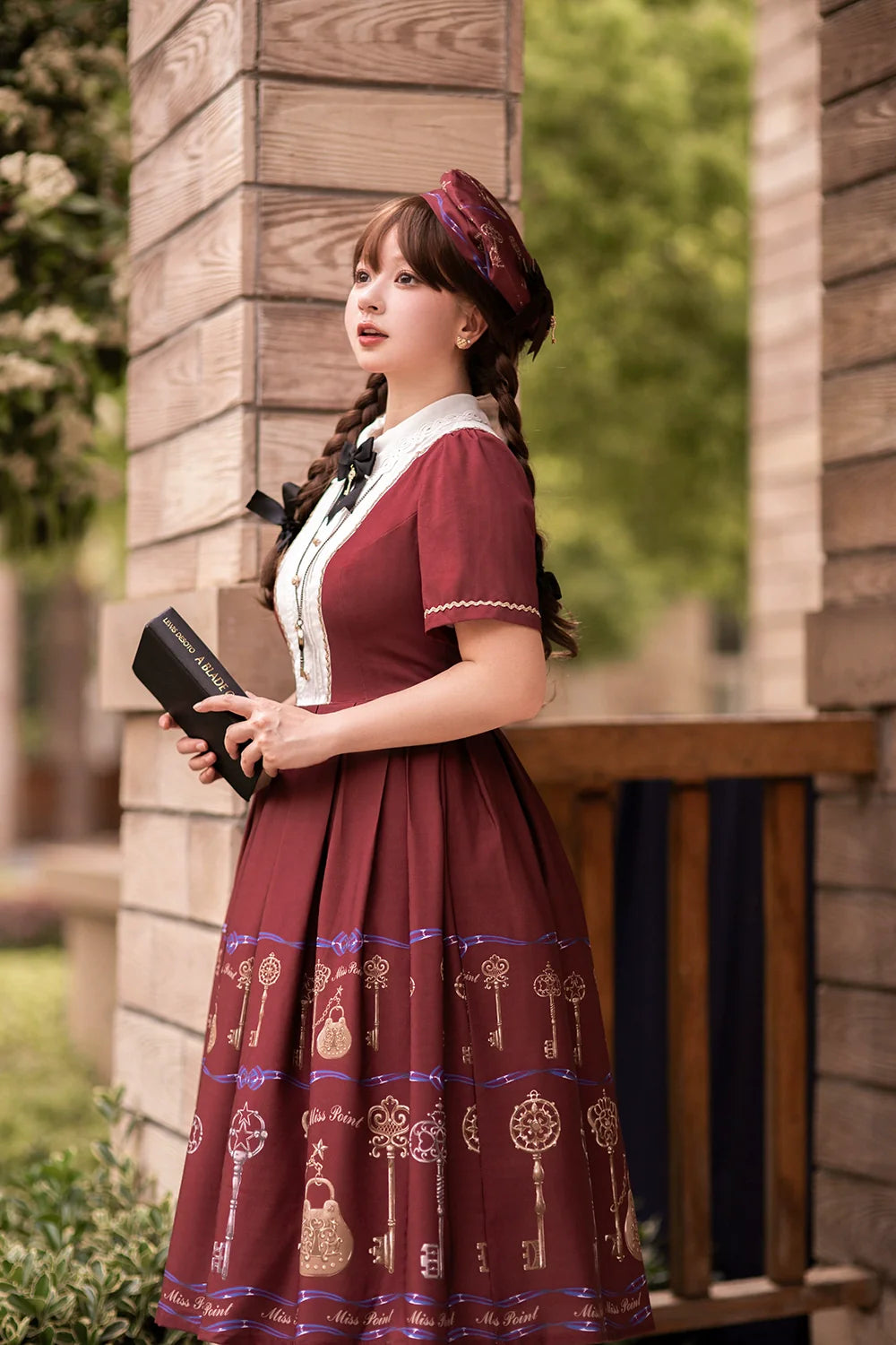 [Pre-order] Secret Key Antique Short Sleeve Dress