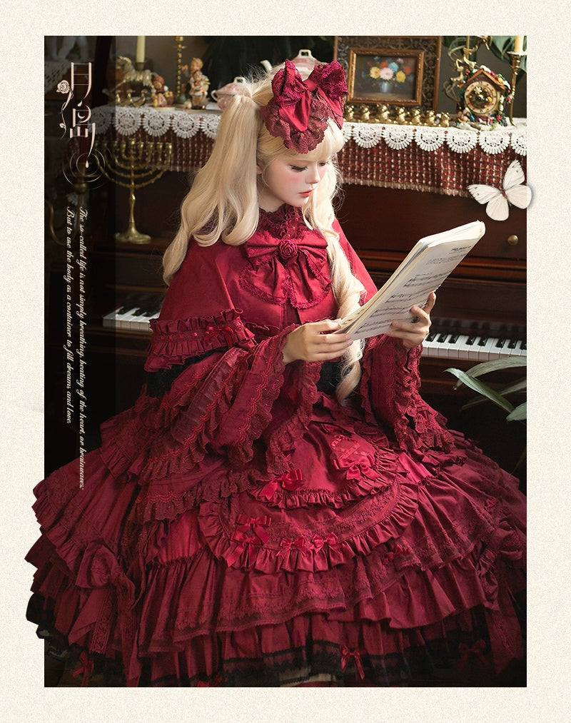 【受注予約10/15まで】Hybrid Doll Moon Island2.0 リボン付きマント