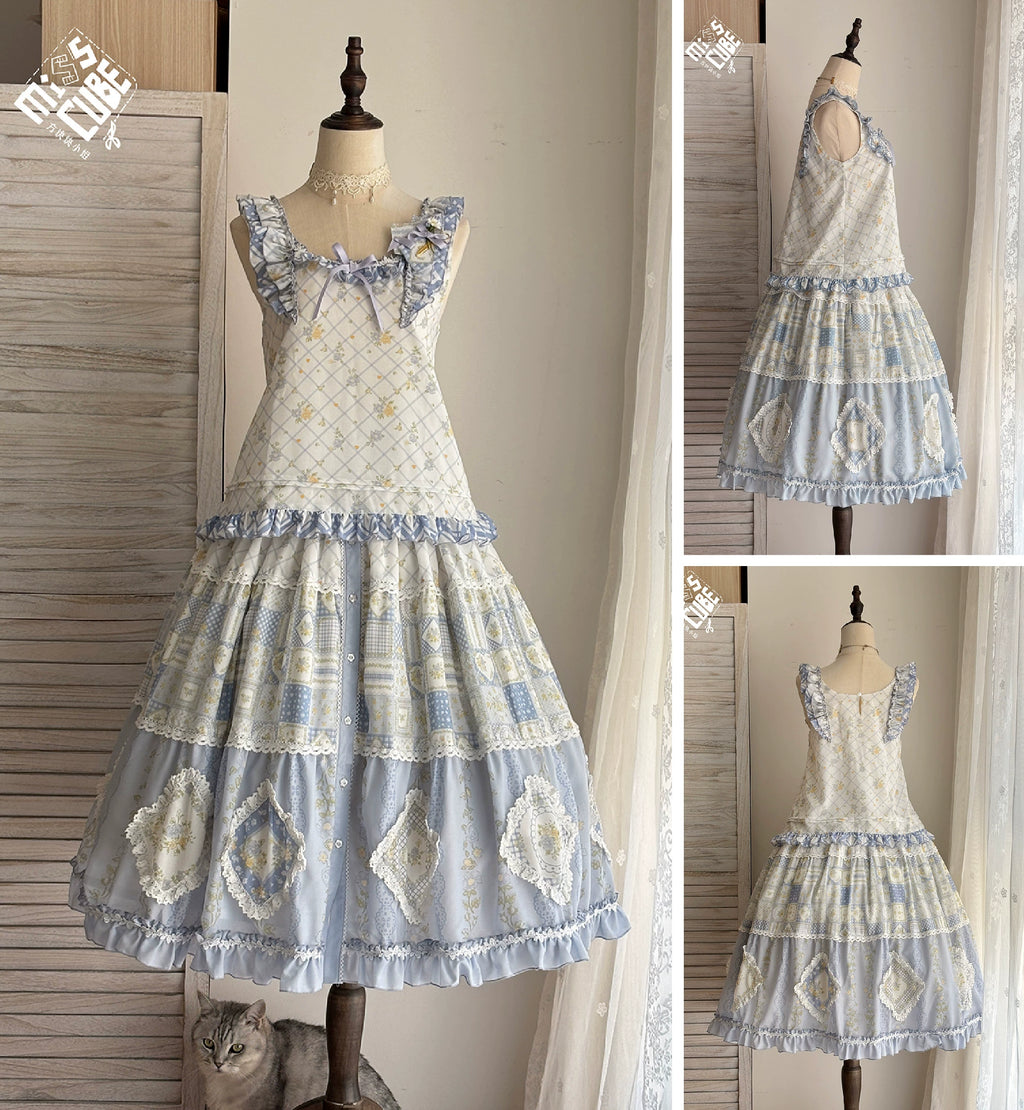 【予約販売】Pathwork Garden カントリー風プリントスカート