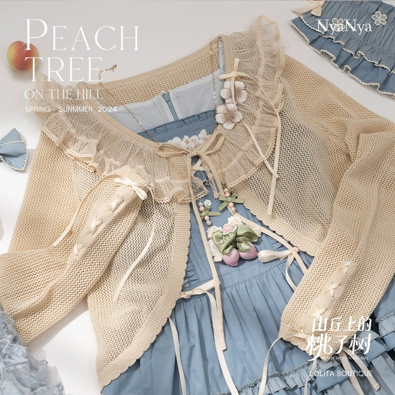 PEACH TREE 長袖カーディガン
