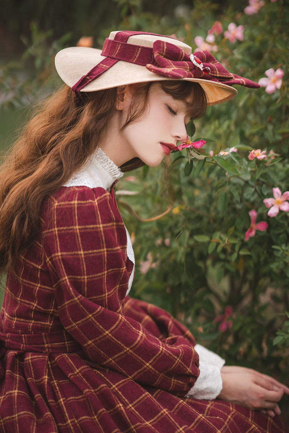 [Pre-order] British Classical Lolita Warm Check Dress