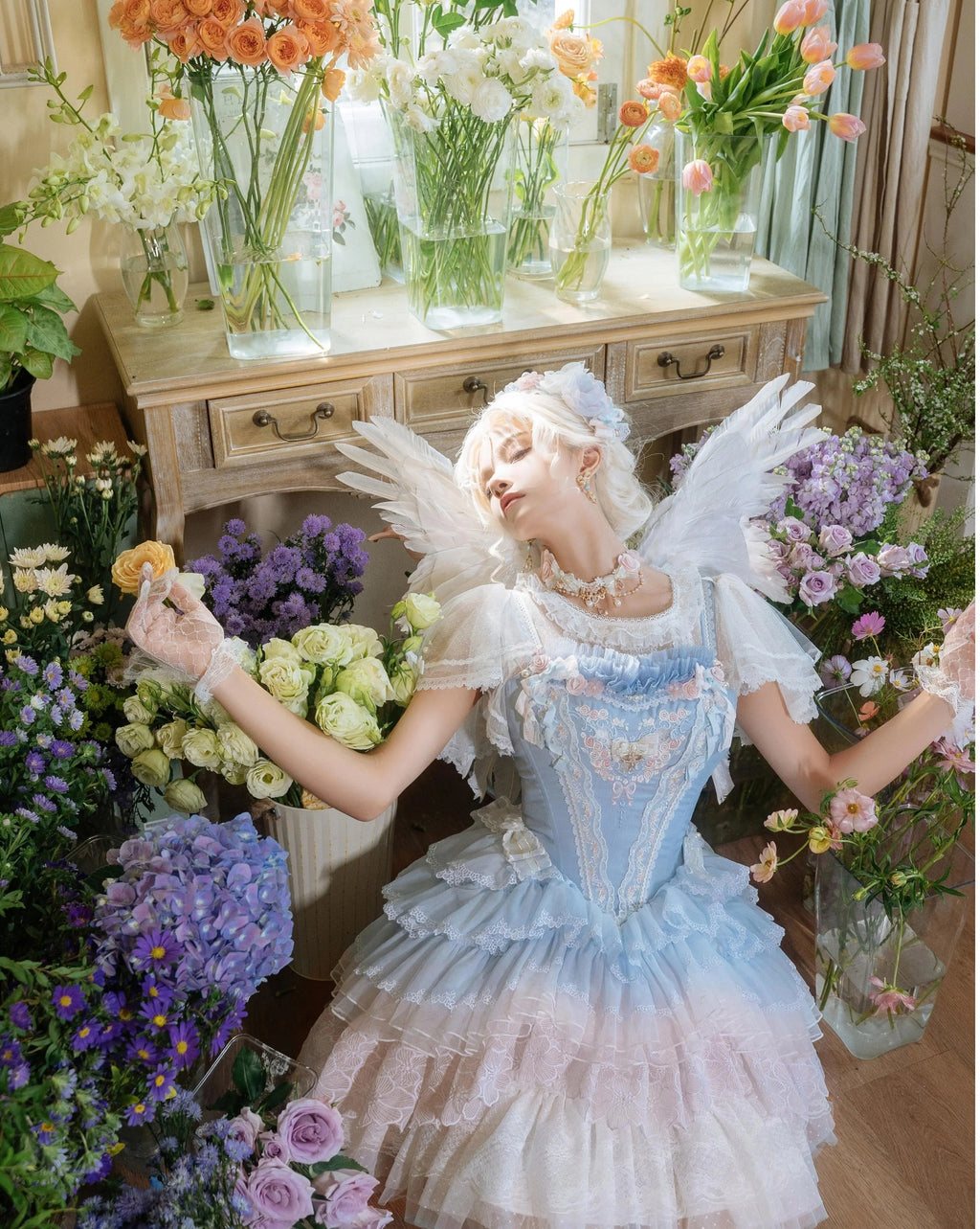 [Sale period ended] Dream Dance mini dress (single item/full set)