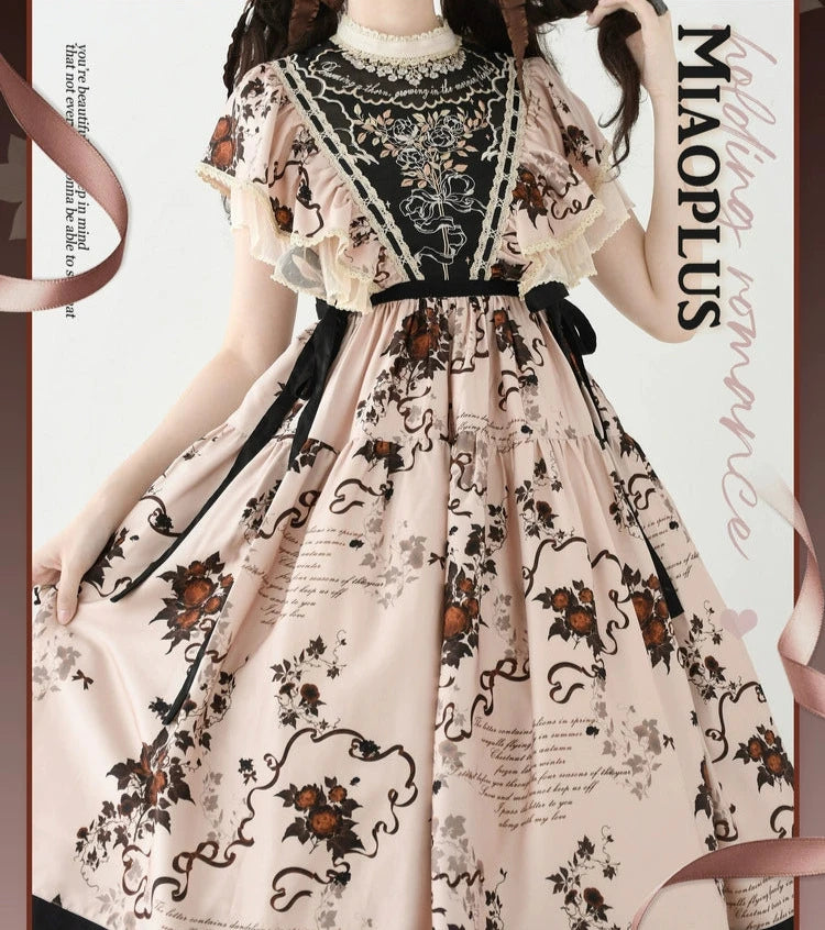 Holding Romance フローラルプリントのワンピース