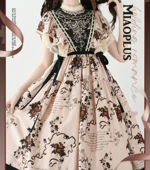 Holding Romance フローラルプリントのワンピース