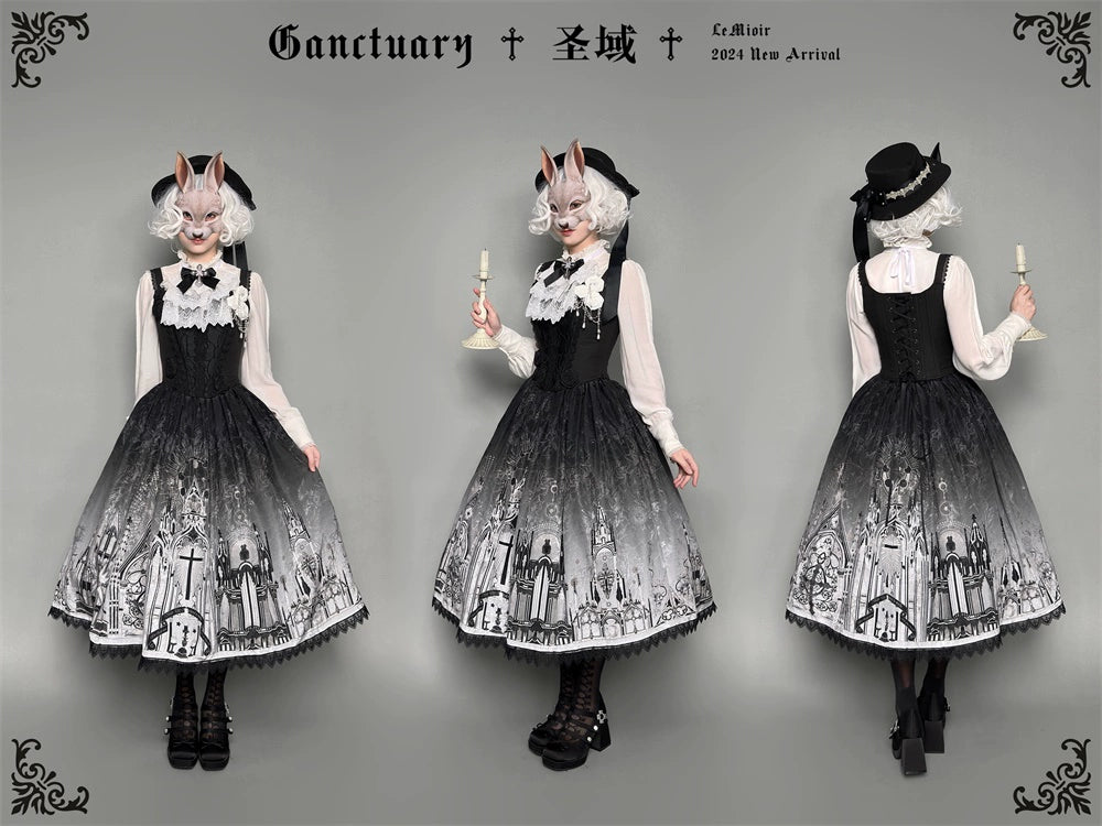 [Sale period ended] Sanctuary Gothic Lolita stand collar blouse