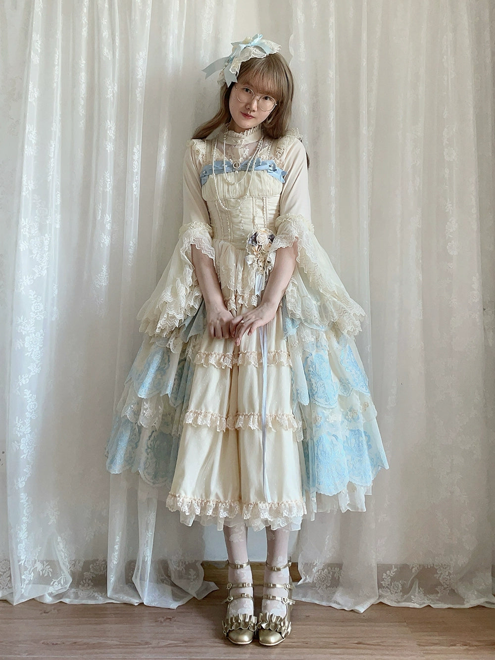 【受注予約9/25まで】Noble Garden 姫袖ブラウス