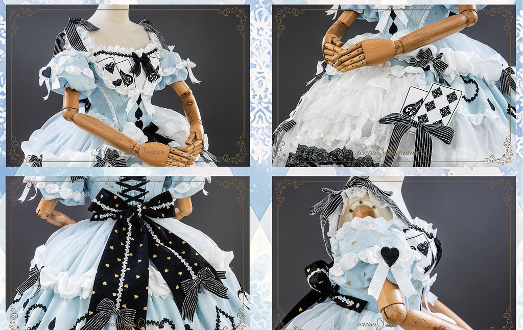 【受注予約7/22まで】Alice's Banquet ヴェール付きドレス・ショート丈
