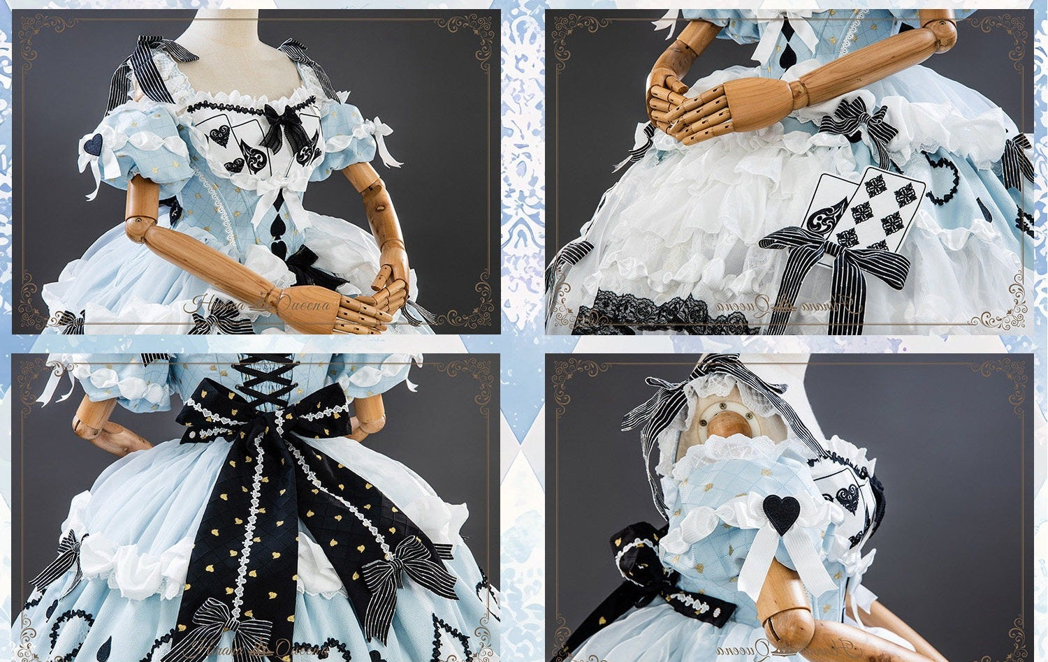 【受注予約7/22まで】Alice's Banquet ヴェール付きドレス・ショート丈