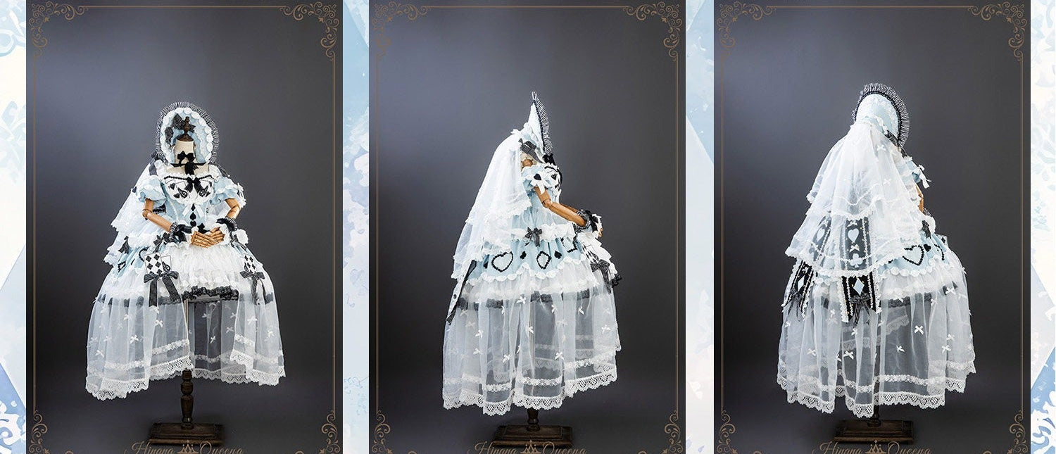 【受注予約7/22まで】Alice's Banquet ヴェール付きドレス・ロング丈