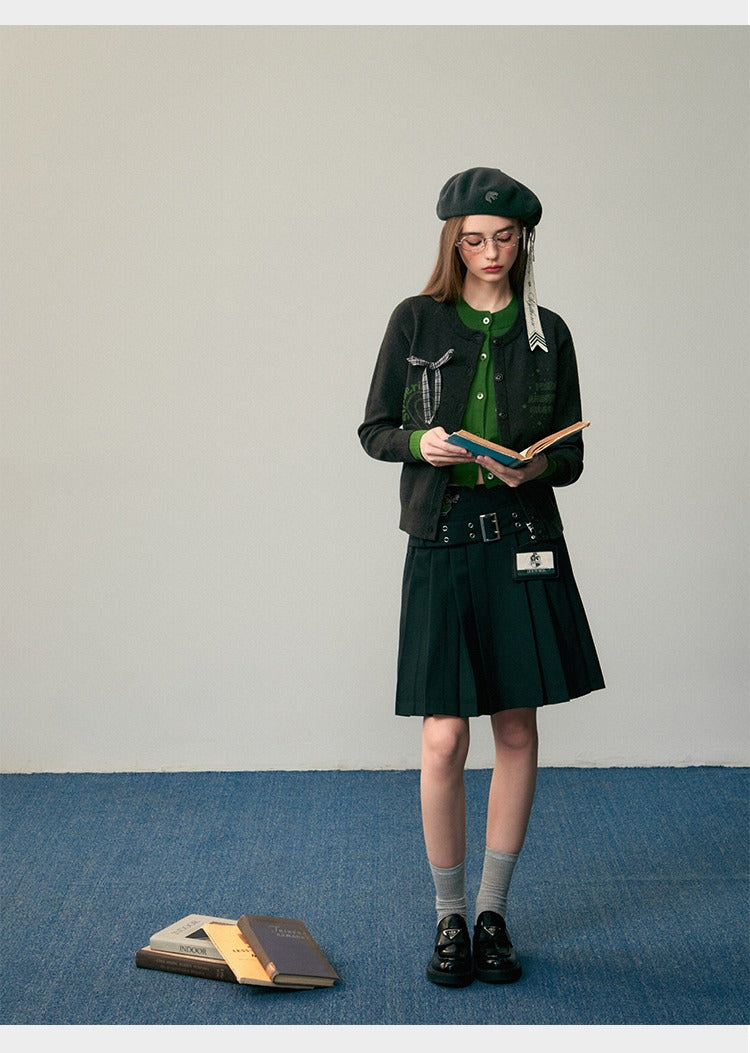 [Pre-order] Hogwarts School of Witchcraft and Wizardry Knee-length Skirt with Slit