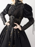 [Pre-order] Ghost Ship Faux Leather Top and Jumper Skirt