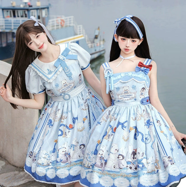 Penguin Navy マリンスタイルジャンパースカート