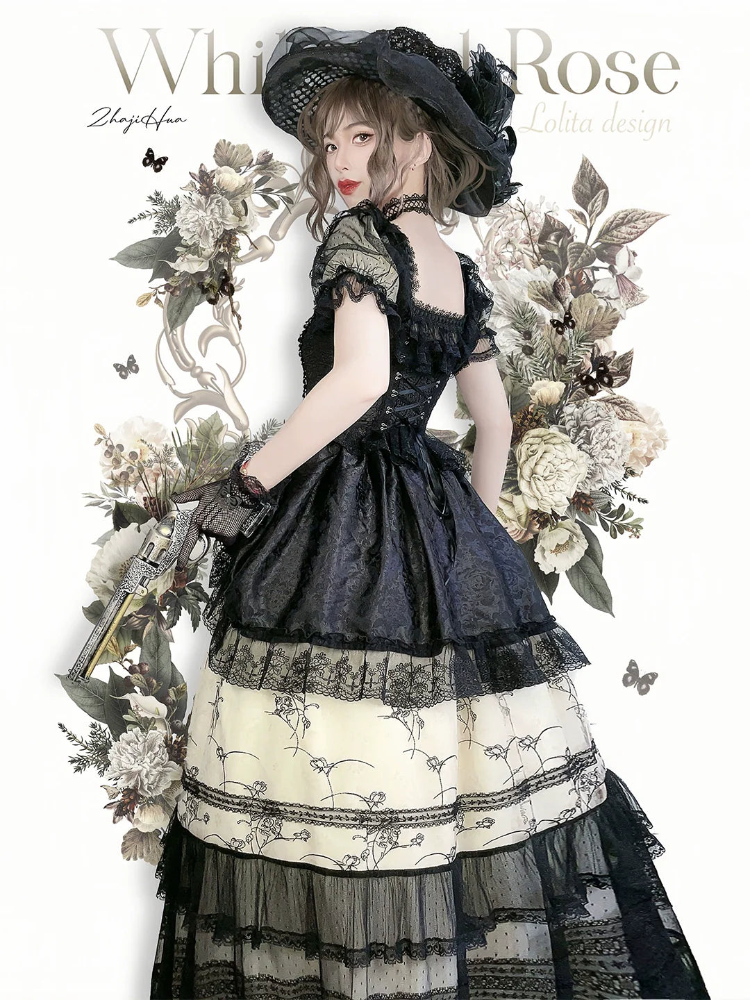 [Sales period ended] Withered Rose Elegant Long Dress