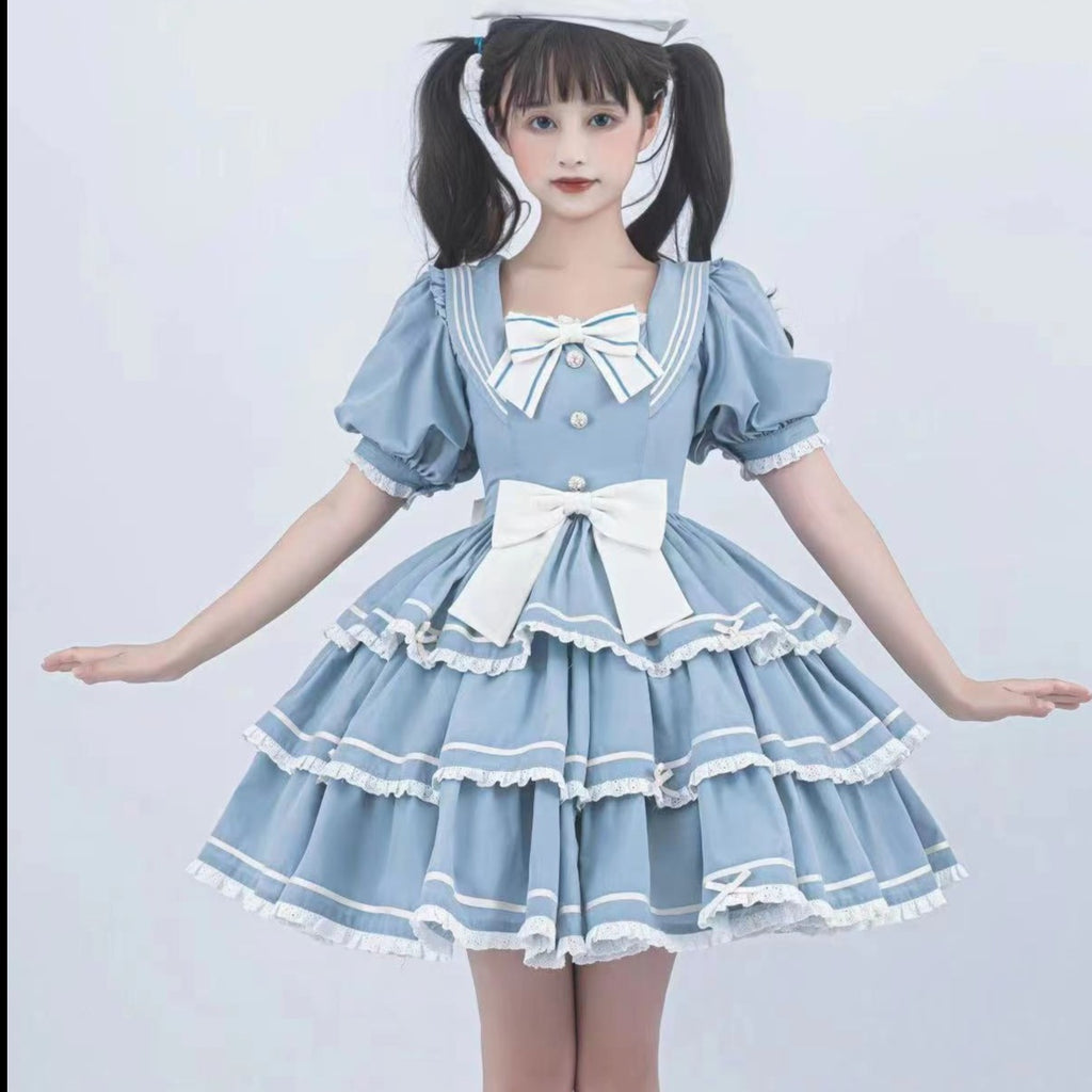 In the Sea Breeze Marine Style Dress