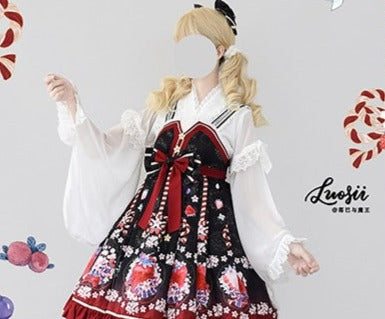 Ukizakura Japanese loli lace 3way blouse