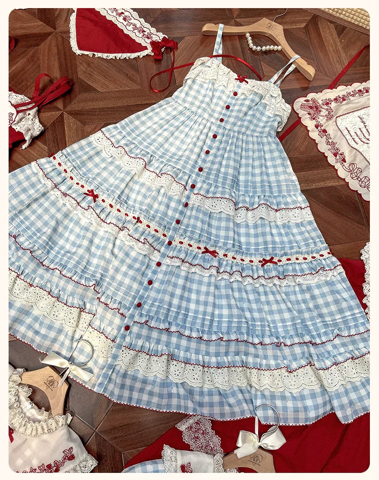 Strawberry Basket Jumper Skirt