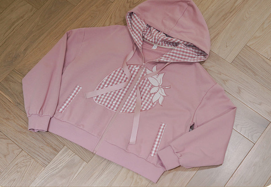 【受注予約12/18まで】Strawberry and Bear Theater ジップアップフーディー