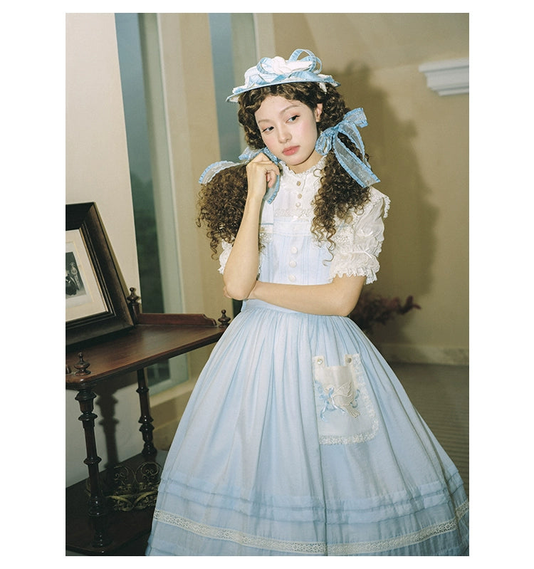 【受注予約5/29まで】Sailing Day セーラーカラーストラップジャンパースカート