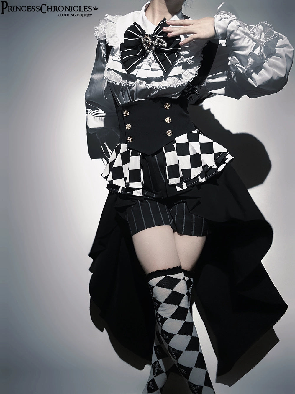 [Pre-order] Rabbit Theater Checkerboard Corset Vest