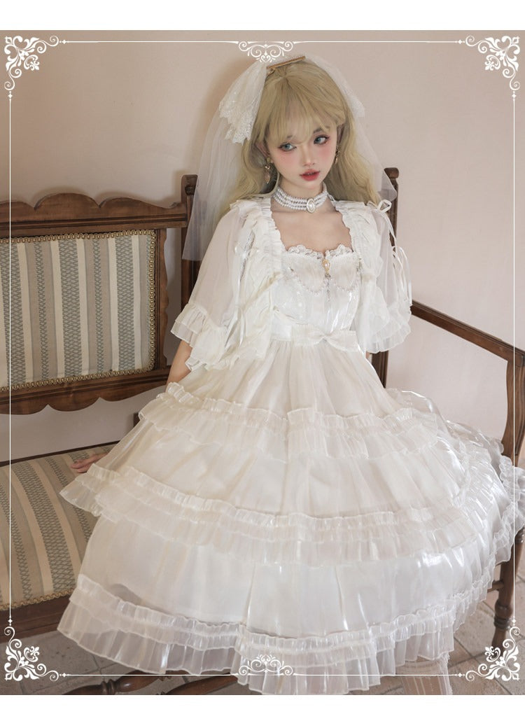 Maiden's Holiday Pearl Puff Jumper Skirt All 6 Colors